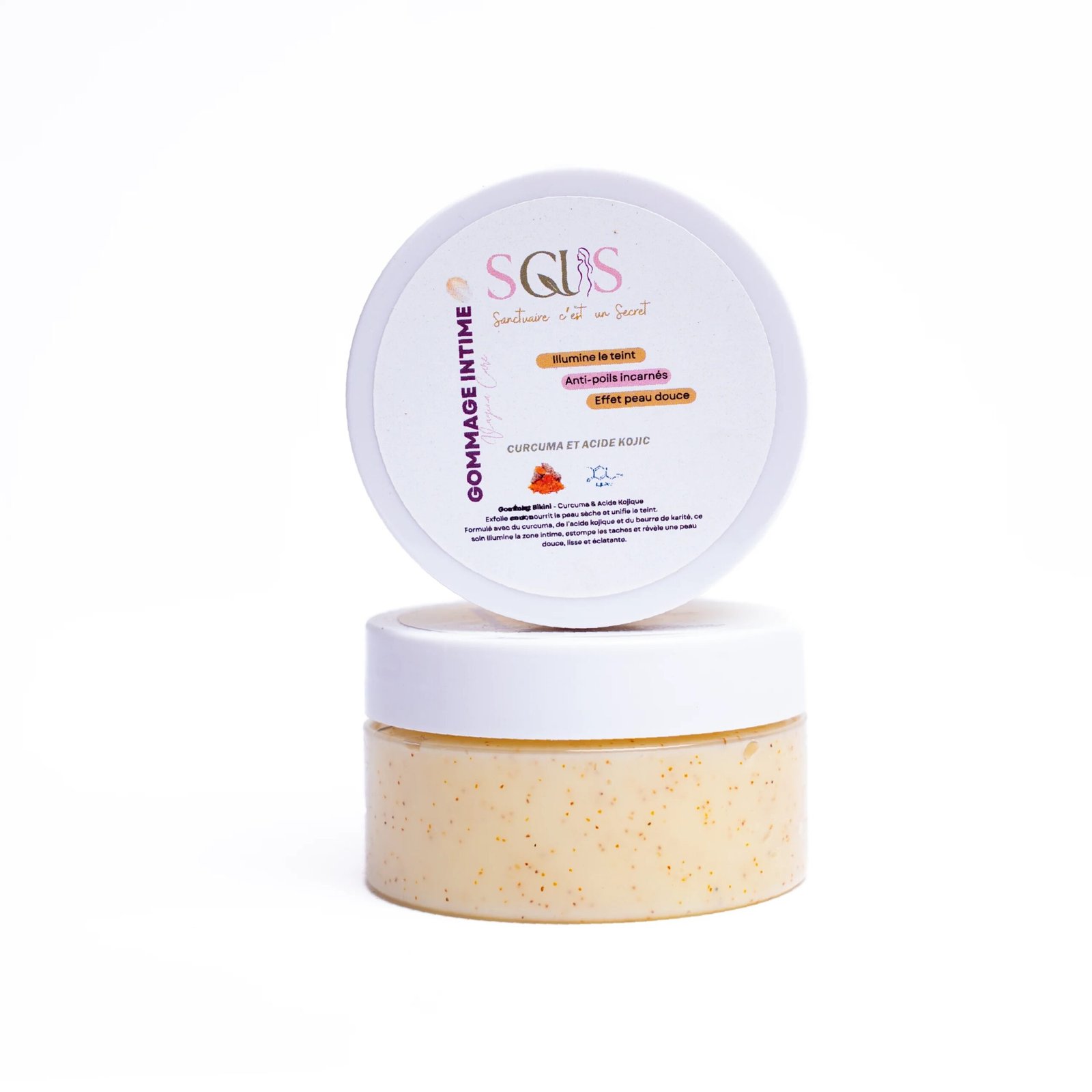 gommage intime éclaircissant